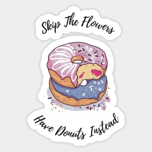 Valentine’s Day Funny Donut Quote Sticker